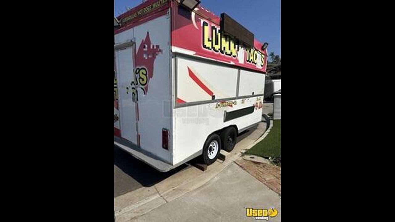 Custom Built - 2019 8' x 14' Kitchen Food Concession Trailer with Pro-Fire for Sale in California!