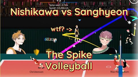 The Spike Volleyball - S-Tier Nishikawa vs Sanghyeon + TALL Hanuel High