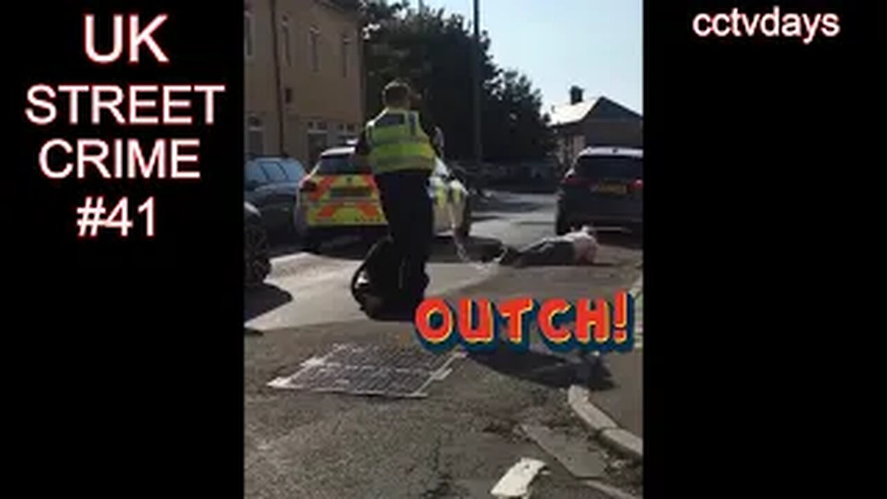 uk street fights crime caught on cam #41