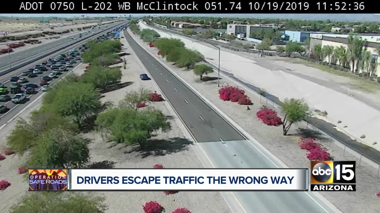 Multiple wrong-way drivers use on-ramp to exit L-202