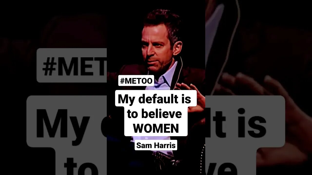 #metoo Sam Harris #samharris #mattdillahunty #pangburn #politics #philosophy #morality #womenshealth