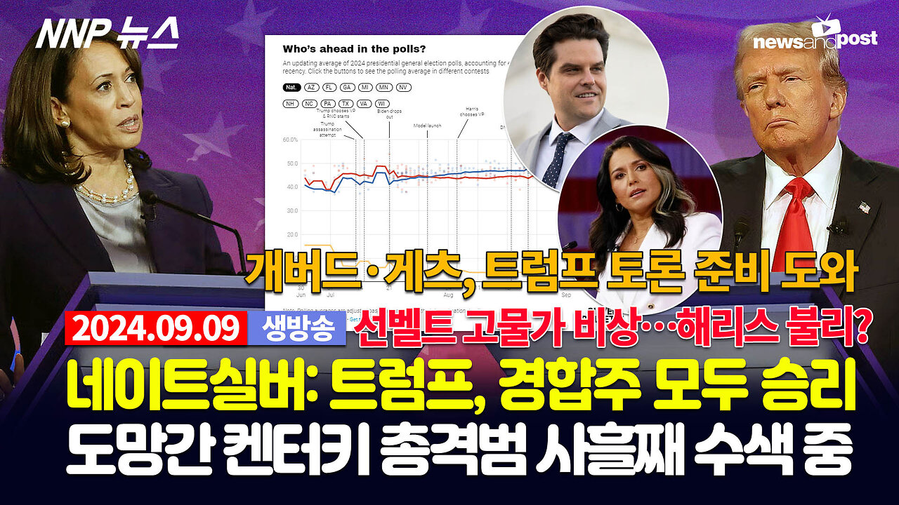 [NNP 뉴스 녹화방송] 2024년 9월 9일(월)