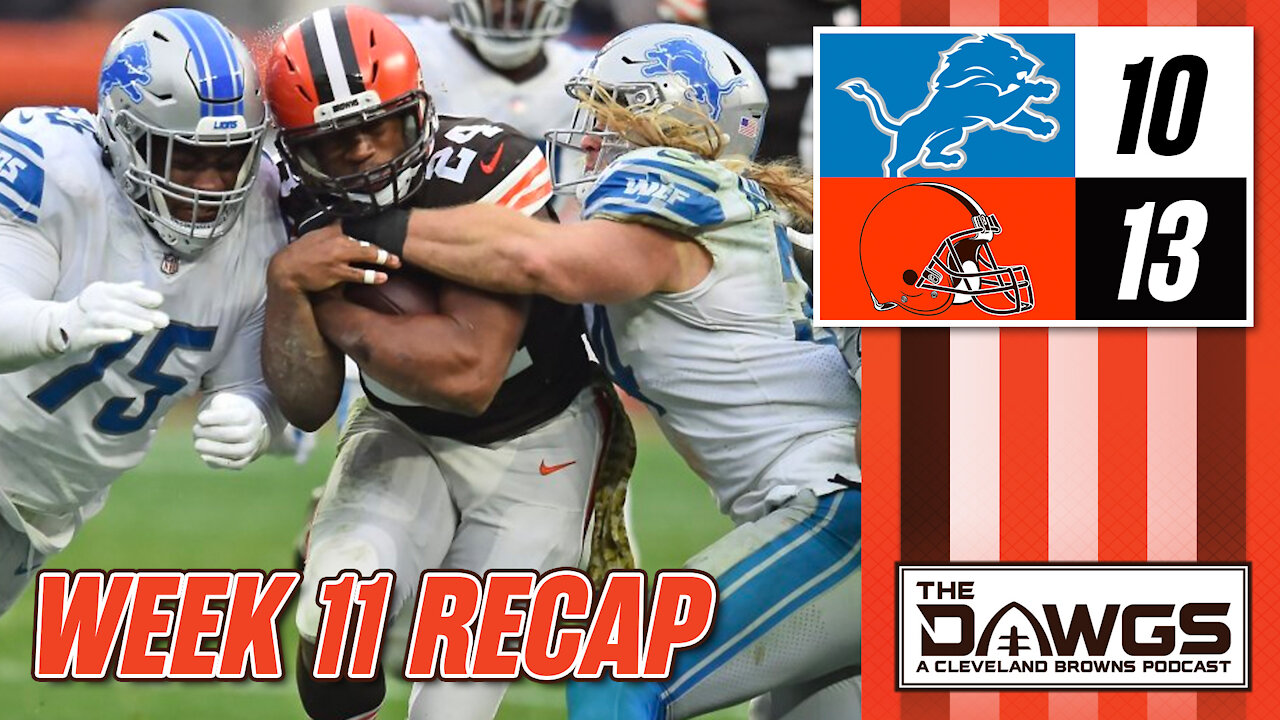 Week 11 Recap: Cleveland Browns vs Detroit Lions