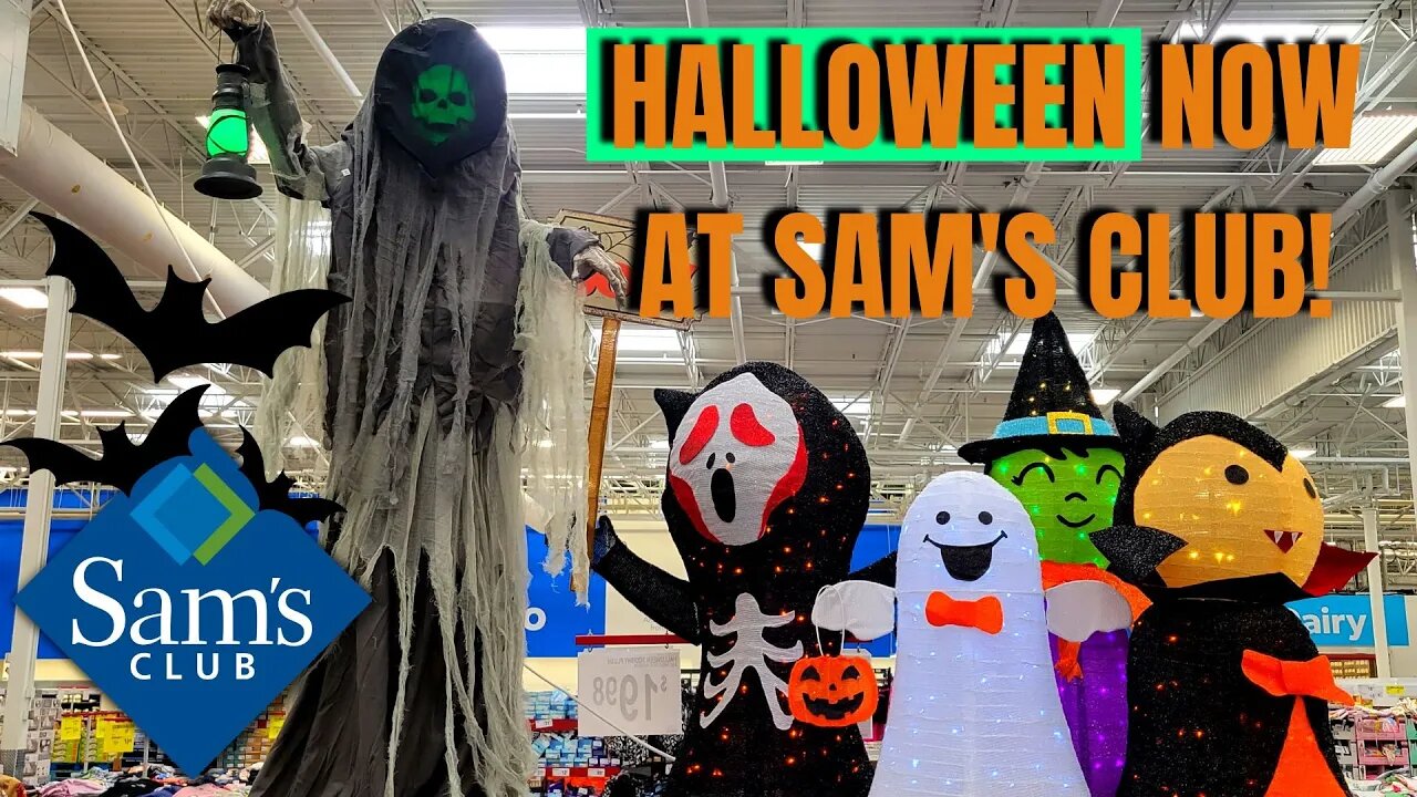HALLOWEEN PLUS $5.00 BLANKETS?! | SAM'S CLUB | STORE WALK THRU! | #samsclub #halloween #boo