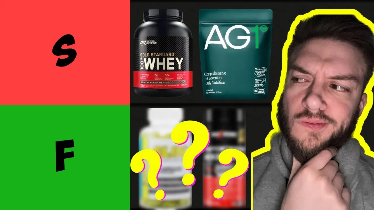 Ranking Bodybuilding Supplements on a Tier List