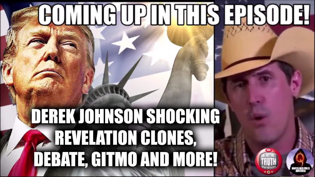 Derek Johnson SHOCKING Revelation - Clones, Debate, Gitmo And More - 8/3/24..