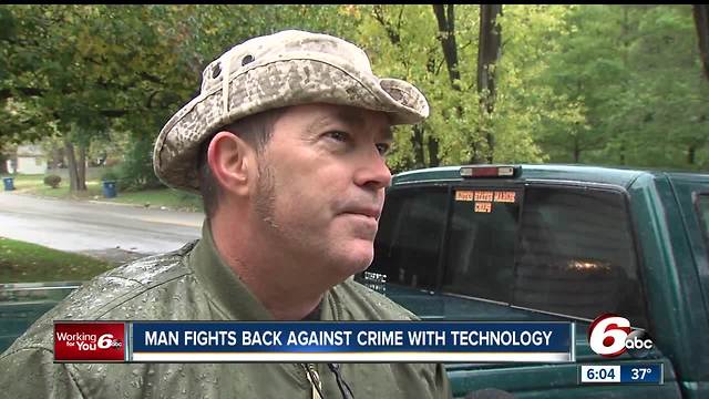 Man installs electronic surveillance system at his home to fight back against crime