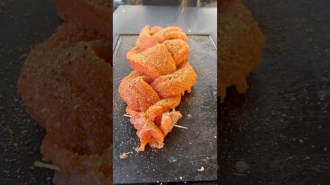 Honey garlic smoked braided salmon @GrillingwithNexgrill