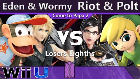 Eden & Wormy vs. Riot & Poltergust - Wii U Doubles Losers Eighths - CTP2