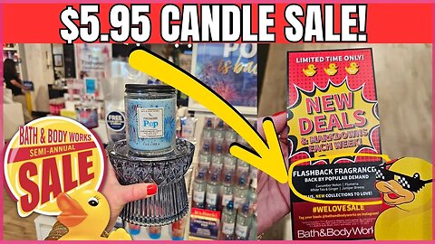 $5.95 Candle Sale | Flashback Fragrances for SAS at Bath & Body Works | |#bathandbodyworks