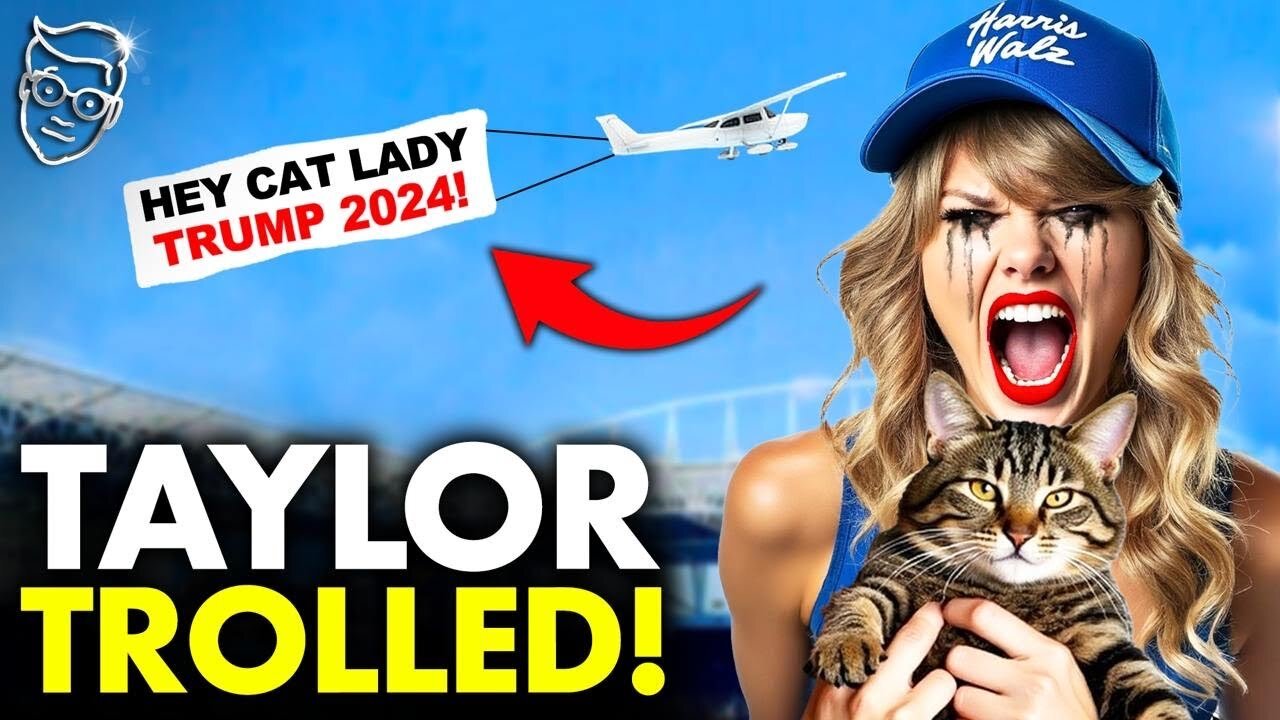 Taylor Swift SCREAMS As Team Trump Fly ‘TRUMP 2024’ Banners Over Her Concert!! - 10/22/24