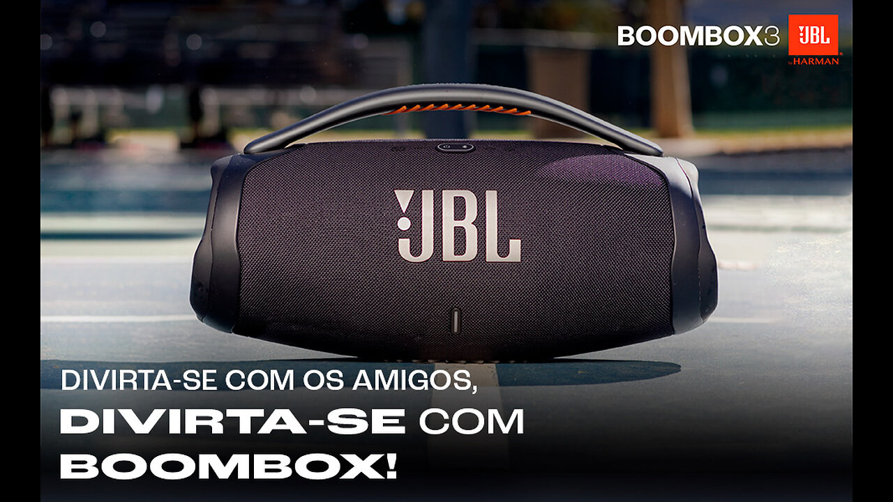 JBL Boombox 3 sem a grade de proteção!