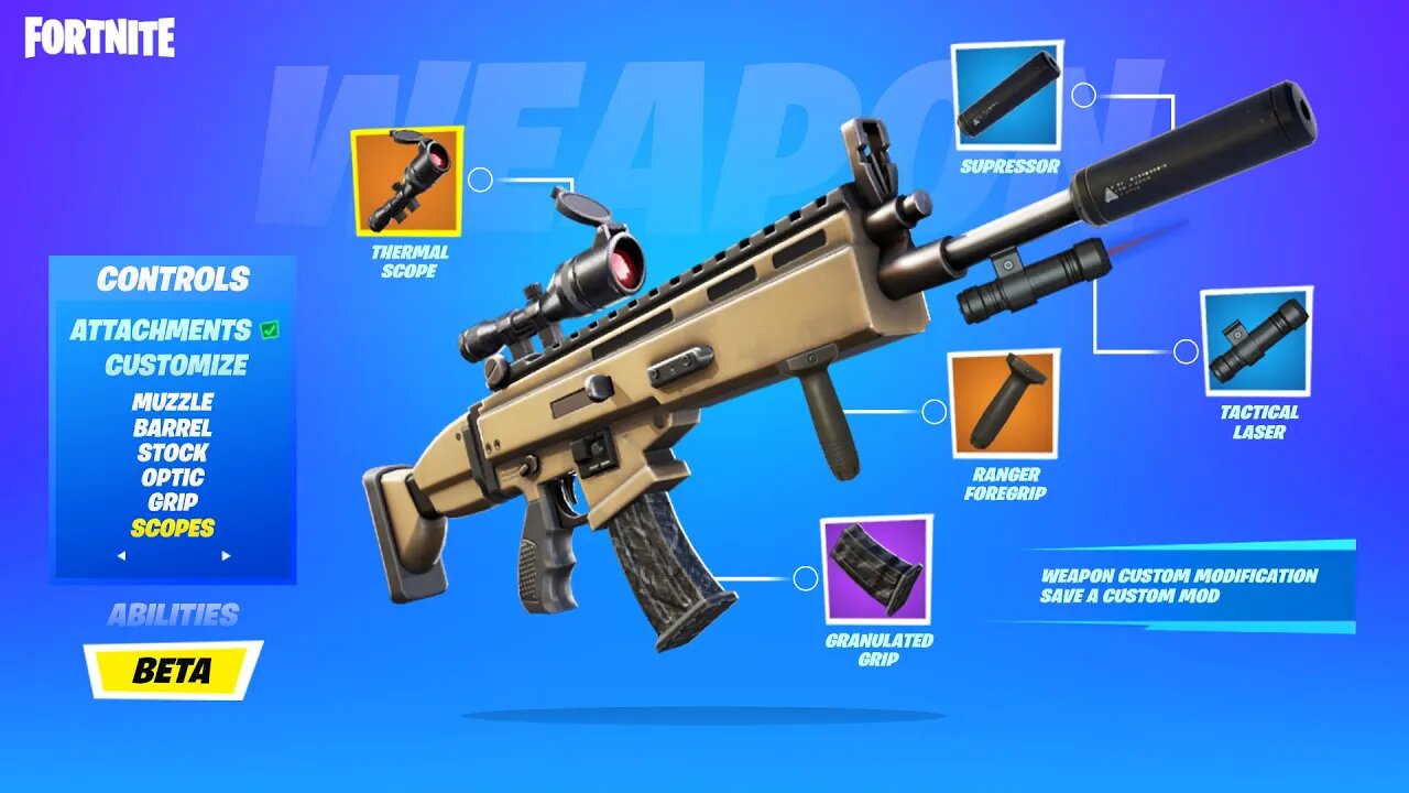 WEAPON MODS UPDATE in FORTNITE! (2021)