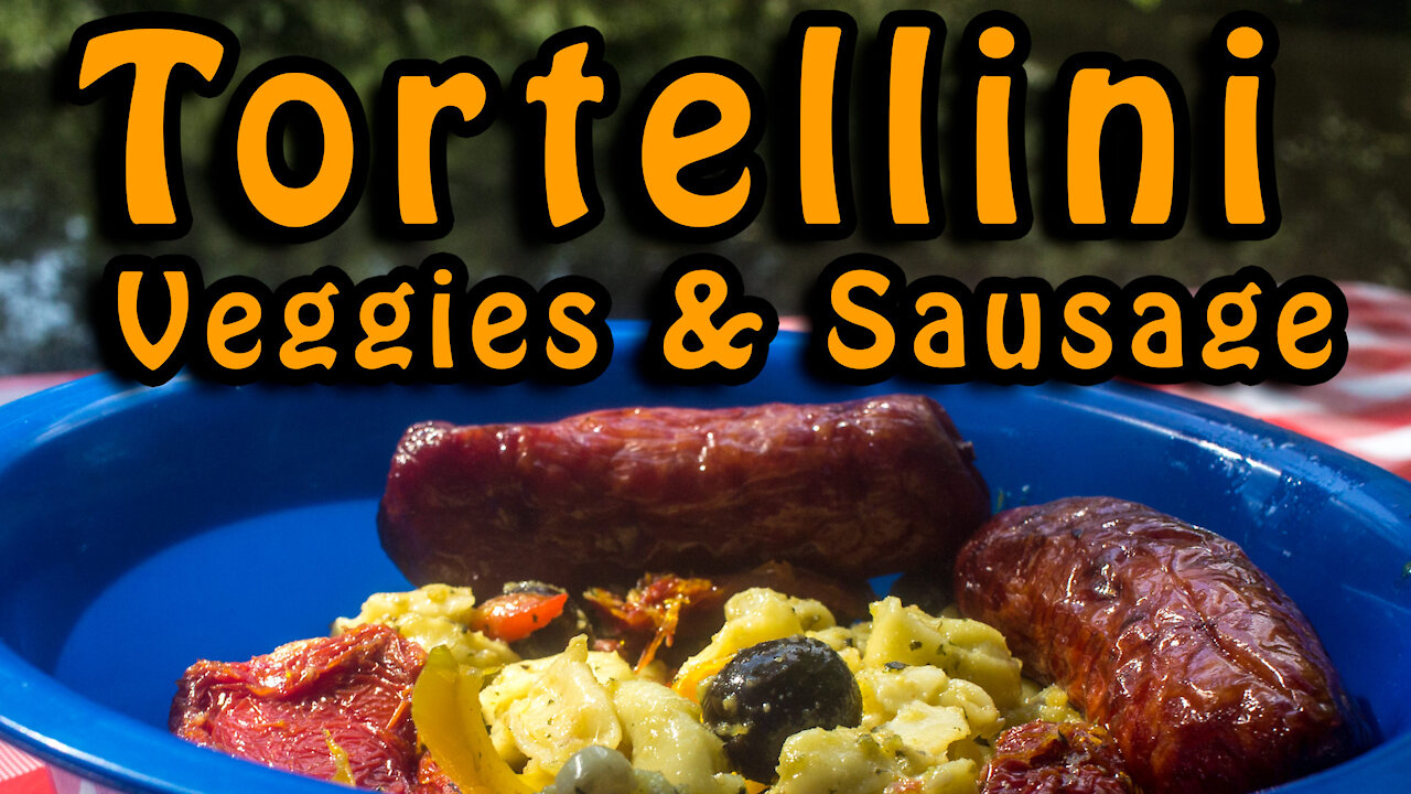 Dutch Oven Tortellini Veggies & Sausage