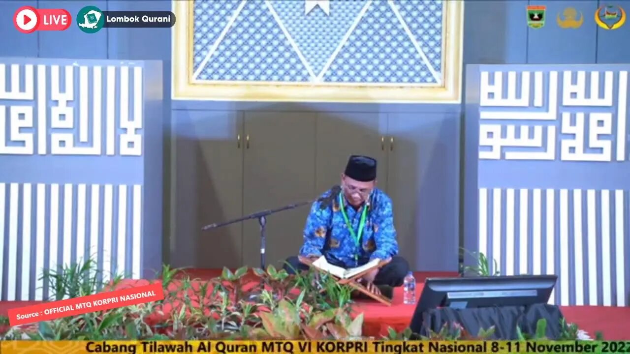 🔴LIVE MTQ KORPRI TINGKAT NASIONAL KE VI TAHUN 2022 SUMBAR | CABANG TILAWAH AL-QUR'AN