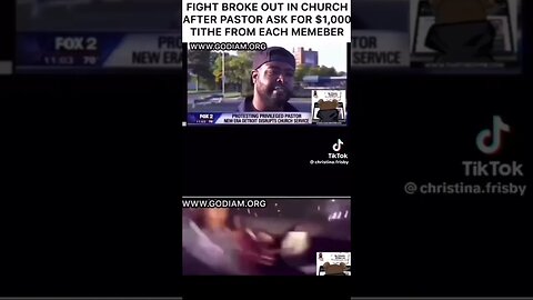 Fight breaks out after pastor asks each member to donate $1000