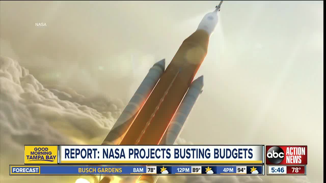 Report: NASA's major projects are busting budgets and causing launch delays