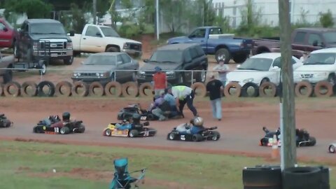 my son kart racing