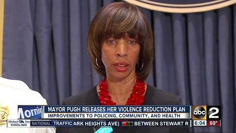 Mayor Pugh releases her Violence Reduction Plan