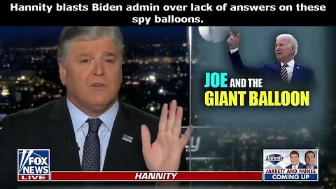 Hannity lets the air out of Biden's balloon