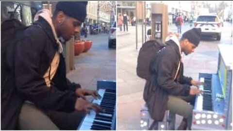 Pianista toca remix de música clássica de Natal "Carol of the Bells"