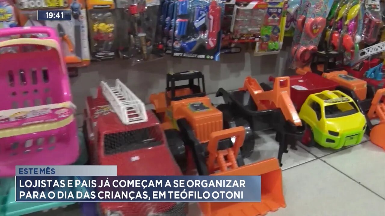 Este Mês: Lojistas e Pais já começam a se Organizar para o Dia das Crianças, em Teófilo Otoni.