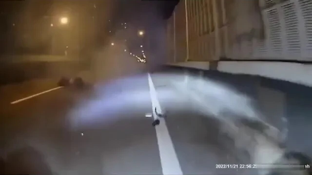 BRUTAL MOTORCYCLE ACCIDENT