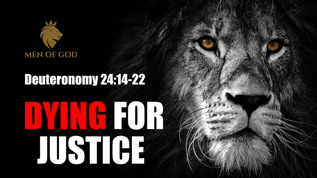 Dying for Justice - Deuteronomy 24:14-22 - #dailydevotional