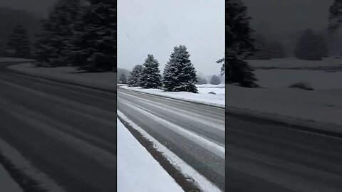 Just a little snow today in Lincoln.