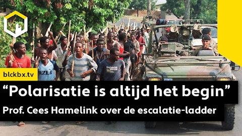 “Polarisatie is altijd het begin” Professor Cees Hamelink over het mechanisme van de escalatie-ladder