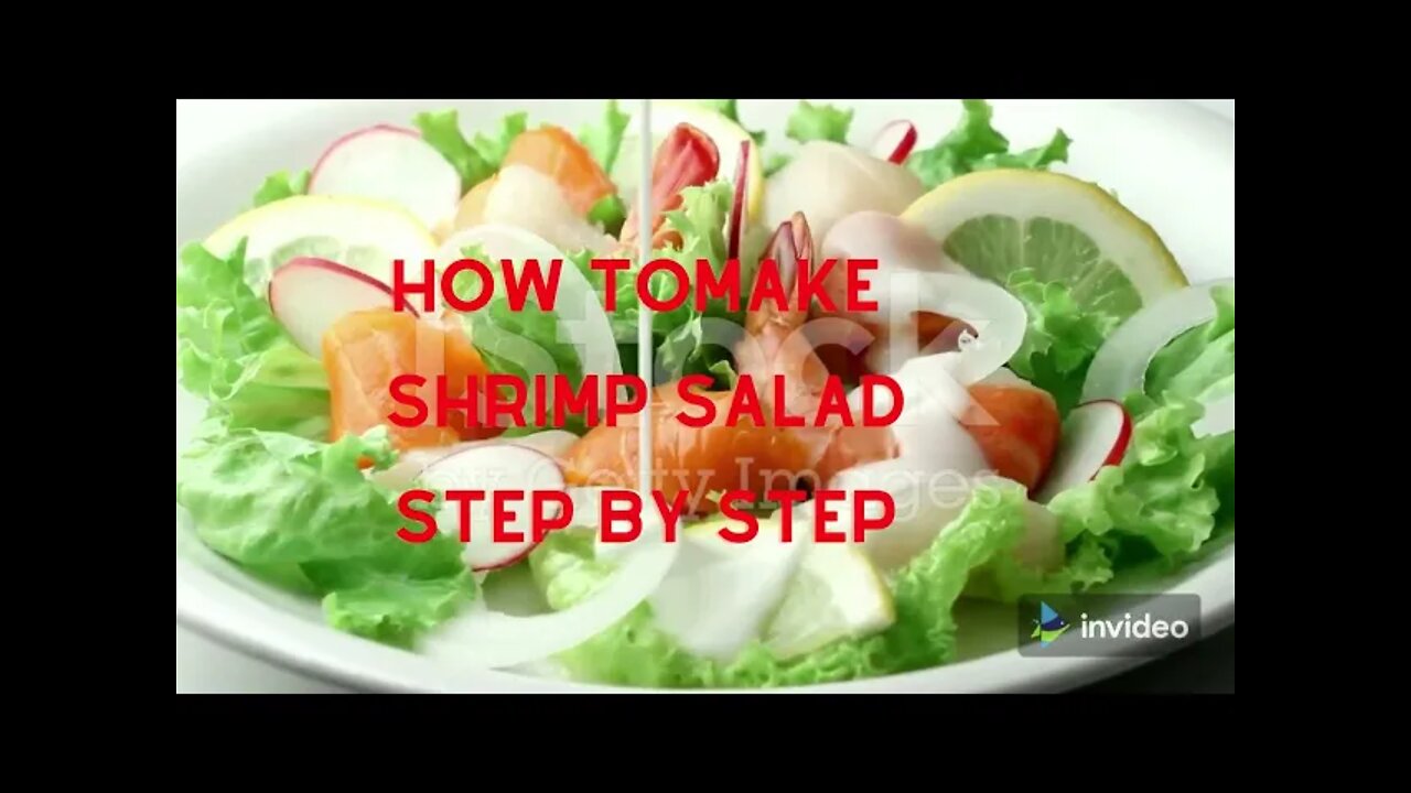 How to make shrimp salad step by step