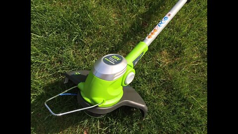 GreenWorks Cordless 20V 12-Inch String Trimmer Review