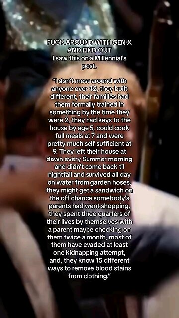 LAST GENERATION THAT ACTUALLY PLAYED OUTSIDE