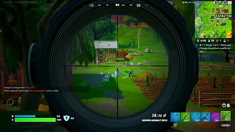 fortnite scoped ar is a beast