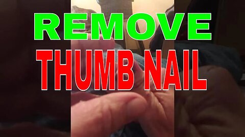 Removing damaged Thumb Nail