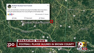 West Union Football Player injured