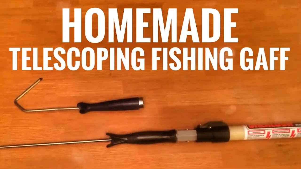 Homemade Telescoping Gaff for Kayak Fishing