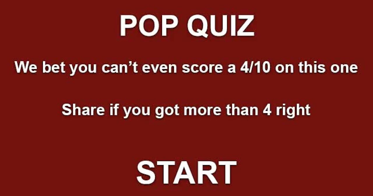 Pop Music Quiz #10916