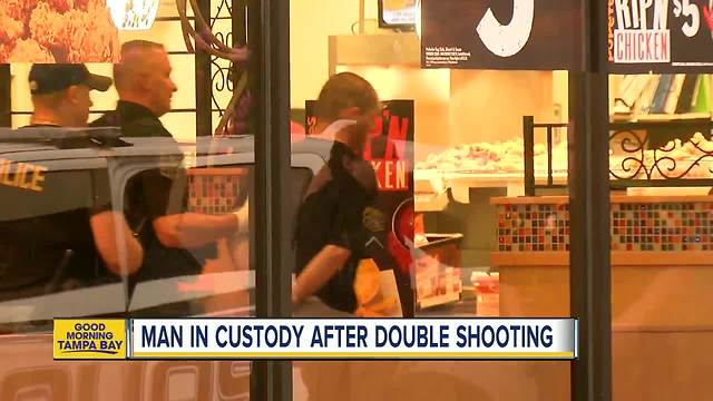 South Tampa double shooting suspect in custody