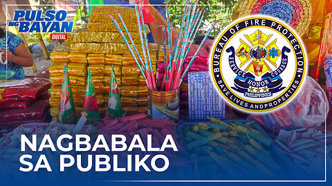 Red alert status ng BFP, itinaas habang papalapit ang bagong taon