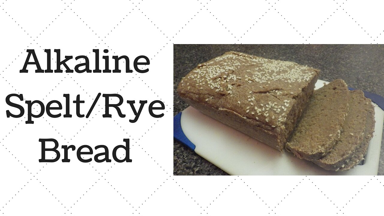 Spelt/Rye Bread Dr.Sebi Alkaline Electric Recipe