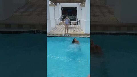 leah scared to jump lol