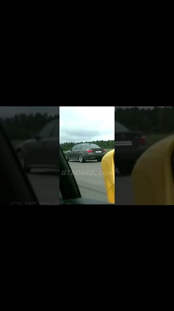 V10 vs V10 Lamborghini Gallardo Spyder E-gear vs BMW M5 E60 SMGIII #bmwm5 #bmwm5v10 #m5v10 #m5e60