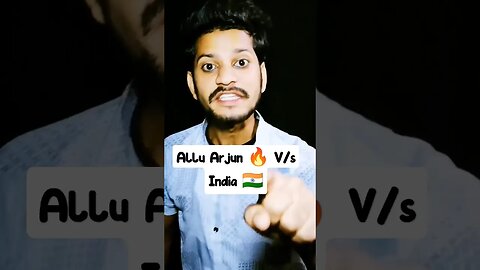 Allu Arjun 🔥😡 India Dil Me Hona chahiye 🔥 #trending #shorts #alluarjun