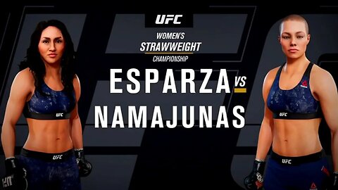 EA Sports UFC 3 Gameplay Rose Namajunas vs Carla Esparza