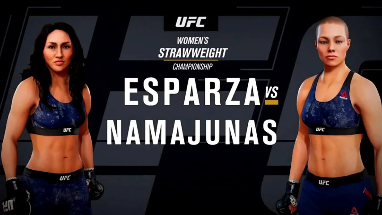 EA Sports UFC 3 Gameplay Rose Namajunas vs Carla Esparza