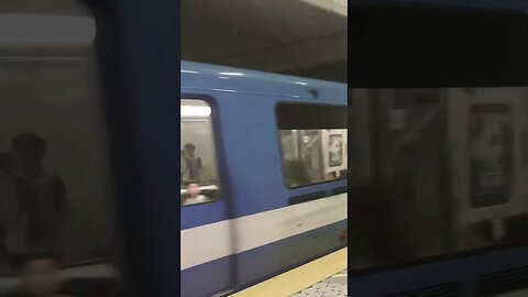 Up-close Montreal vintage metro #viralvideo #montreal #publictransport #oldmontreal #traintravel