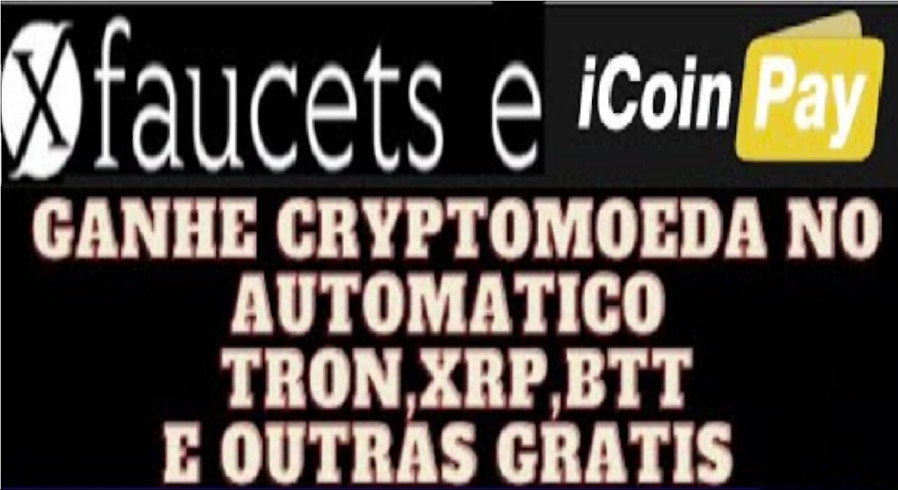 【X Faucet】Veja como ganhar várias CryptoMoedas Grátis | Saque diretamente por iCoinPay | Renda Extra