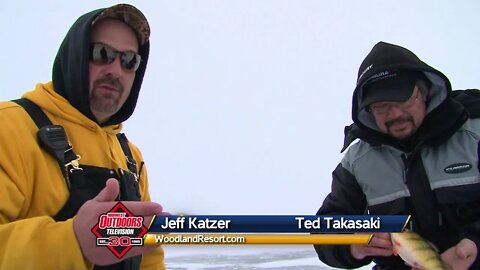MidWest Outdoors TV Show #1560 - Ice Action at Woodland Resort on Devils Lake, ND.