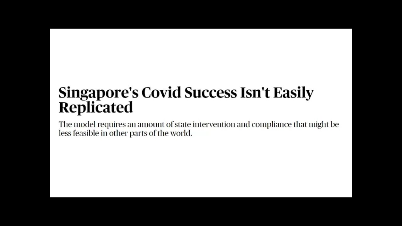 Flattening The Curve In Singapore